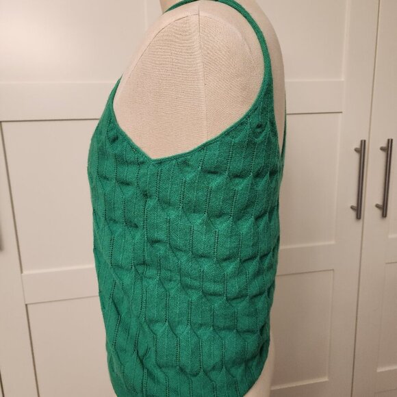 Shein Green Cami Knit Sleeveless Casual Tank Top Size XL - Picture 4 of 7